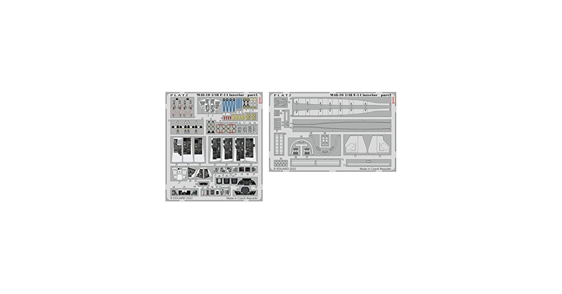 Amazon | プラッツ 1/48 F-14トムキャット エッチングパーツ